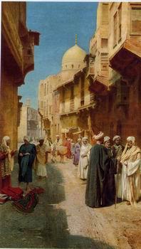 Arab or Arabic people and life. Orientalism oil paintings  437, unknow artist